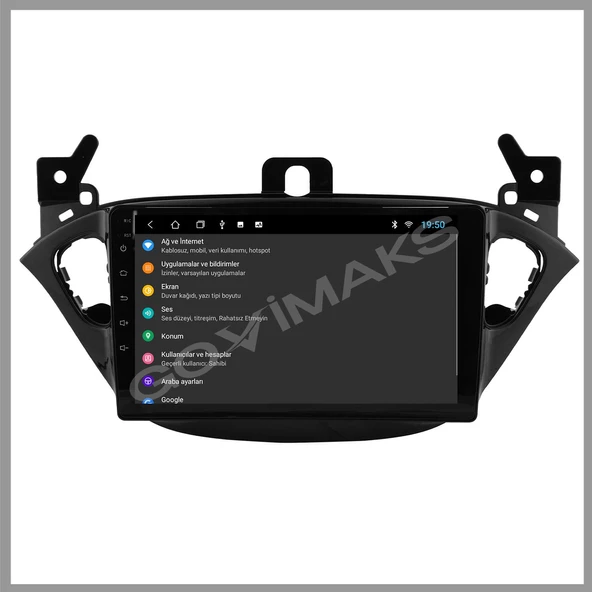 OPEL CORSA E 2013 2019 UYUMLU 8 GB RAM 128 GB HAFIZA ANDROID MULTIMEDIA TEYP - Resim 7