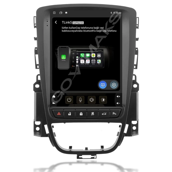 OPEL ASTRA J 2009-2016 UYUMLU TESLA 2 GB RAM 32 GB HAFIZA ANDROID MULTIMEDIA TEYP - Resim 4