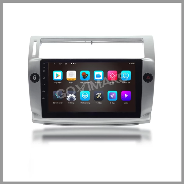 CITROEN C4 2005-2010 UYUMLU GRI 8 GB RAM 128 GB HAFIZA ANDROID MULTIMEDIA TEYP - Resim 6