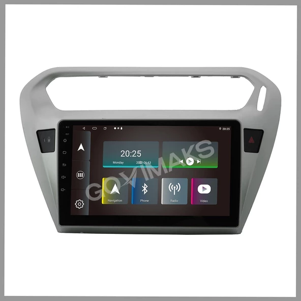 CITROEN C-ELYSEE GRI 2012-2023 UYUMLU 6 GB RAM 128 GB HAFIZA ANDROID MULTIMEDIA TEYP - Resim 7