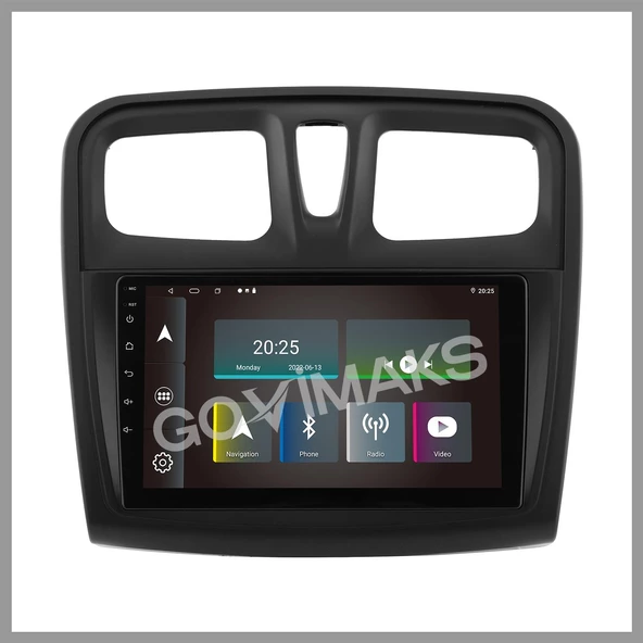 GOVİMAKS DACIA SANDERO LOGAN 2015-2018 6 GB RAM 128 GB HAFIZA ANDROID MULTIMEDIA TEYP - 8