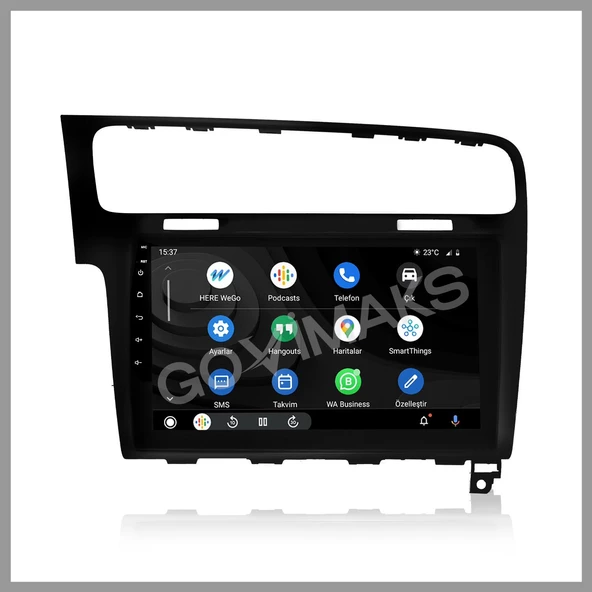 VOLKSWAGEN GOLF 7 2012-2020 UYUMLU PİANO BLACK 8GB RAM 128GB HAFIZA ANDROID MULTIMEDIA - Resim 2