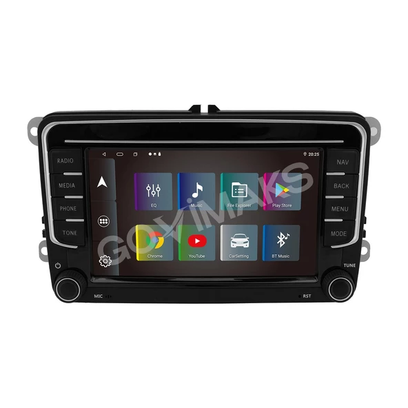 VOLKSWAGEN UYUMLU 7 INCH  2 GB RAM 32 GB HAFIZALI JETTA - PASSAT- B6-B7-CC-GOLF-TİGUAN-AMAROK-SCİROCCO-TRANSPORTER-CADDY-POLO UYUMLU OEM MULTİMEDİA - Resim 8