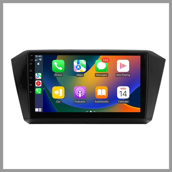 VOLKSWAGEN PASSAT B8 UYUMLU PİANO BLACK 4 GB RAM 64 GB HAFIZA ANDROID MULTIMEDIA ürün görseli 1