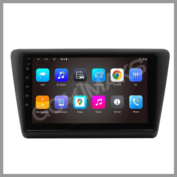 SKODA RAPİD 2013-2018 UYUMLU 8 GB RAM 128 GB HAFIZA ANDROID MULTIMEDIA TEYP - Resim 8