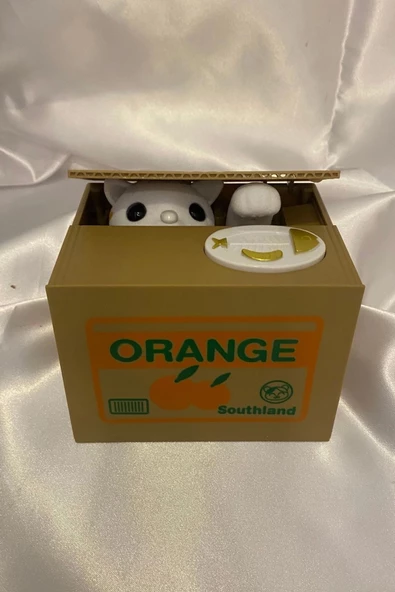 Kumbara Maneki Neko Para Çağıran Kedi Hırsız Kedi - 5