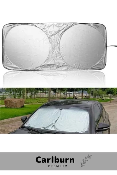 Özel Üretim UV Işık Engelleyici Çift Katmanlı Dayanıklı Çantalı Katlanabilir Ön Cam Araba Güneşliği - 4