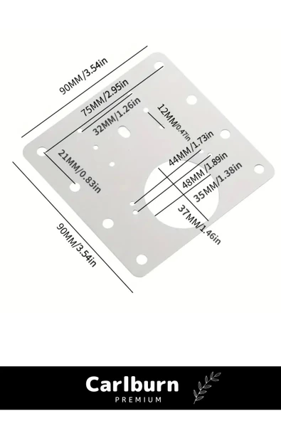 Özel Üretim Kusursuz Sabitleyici Etkili Çözüm Dayanıklı Sağlam Paslanmaz Çelik Menteşe Onarım Plaka - 5