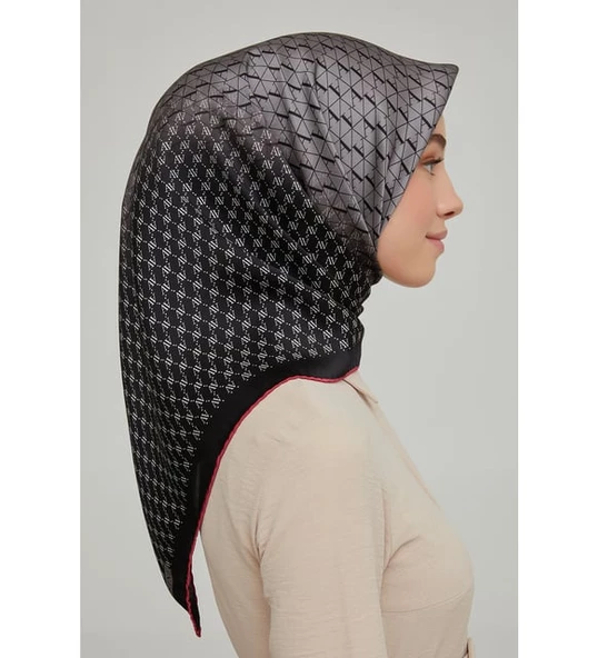 ARMİNE DJ SAF İPEK EŞARP 8661D (S)  (NOSTALJİ SURA) - 2