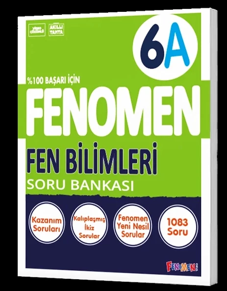 FENOMEN YAYINLARI 6 Fen Bilimleri A Soru Bankası ürün görseli