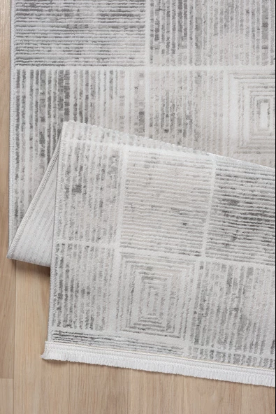 Konfor Parla 5785 Kadife İplikli Salon Mutfak Oturma Odası Halısı Modern Dokuma Halı - 3