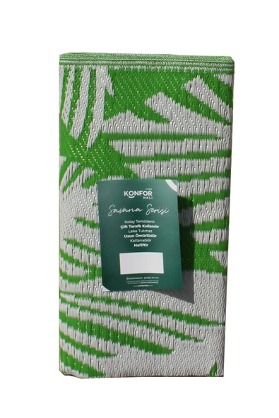 Savana 8803 Plaj Kamp Piknik Bahçe Halısı Balkon Teras Hasır Mat Savan Halı - 5