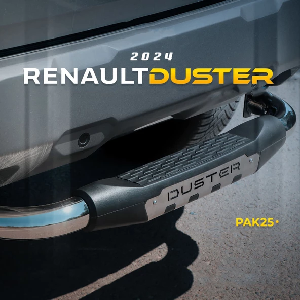Renault Duster 2024 Model Uyumlu Arka Koruma AQM4WD PAK25 - 3