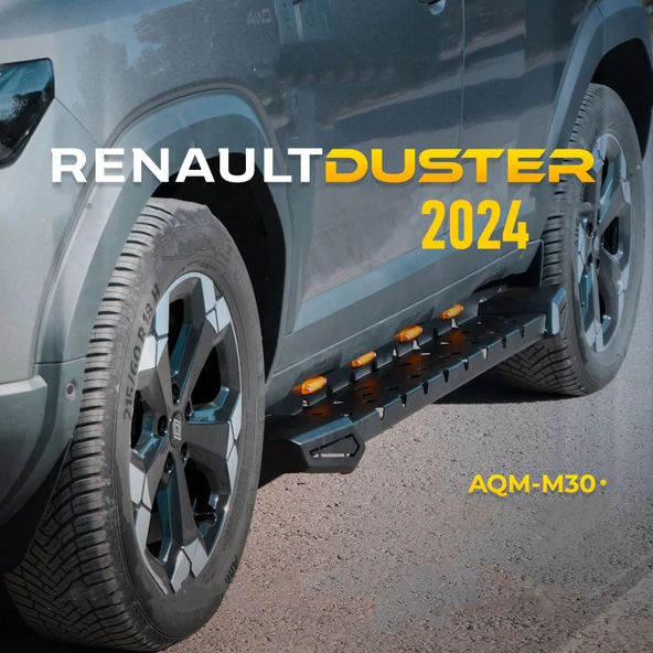 Renault Duster 2024 Model Uyumlu Off-Road Yan Basamak Seti AQM4WD M-30 - 4