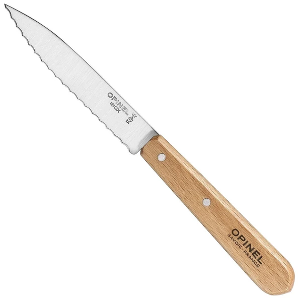 Opinel OP-001918 Essential No:113 Paslanmaz Çelik Tırtıklı Soyma Bıçağı