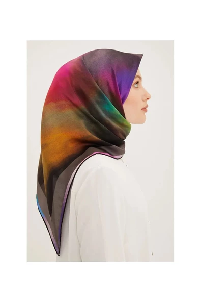 ARMİNE DJ SAF İPEK EŞARP 8927D (S)  (NOSTALJİ SURA) - 12