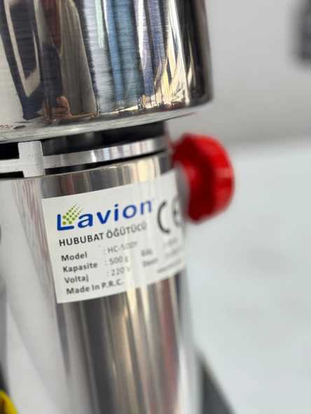 Lavion Yüksek Devirli Tarhana Salep Hububat Öğütme Makinesi 500 GR Elektrikli Öğütme Makinası - 2