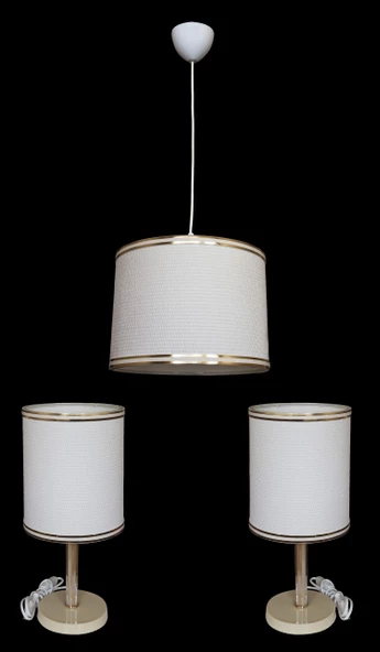 D-light Rüya Yatak Odası Avize, Abajur Seti - 2