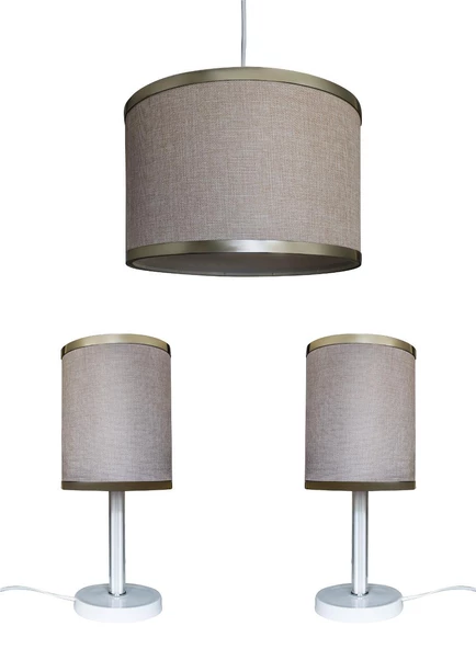 D-light Verda Yatak Odası Avize Ve Abajur Seti