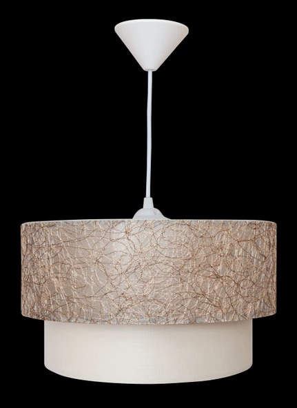 D-light Melon Kırçıllı Beyaz Avize - 2