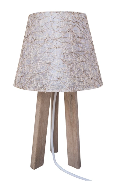 D-light Tripod Abajur Masa Lambası Somon