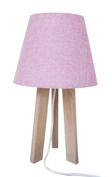 D-light Tripod Abajur Masa Lambası Pembe