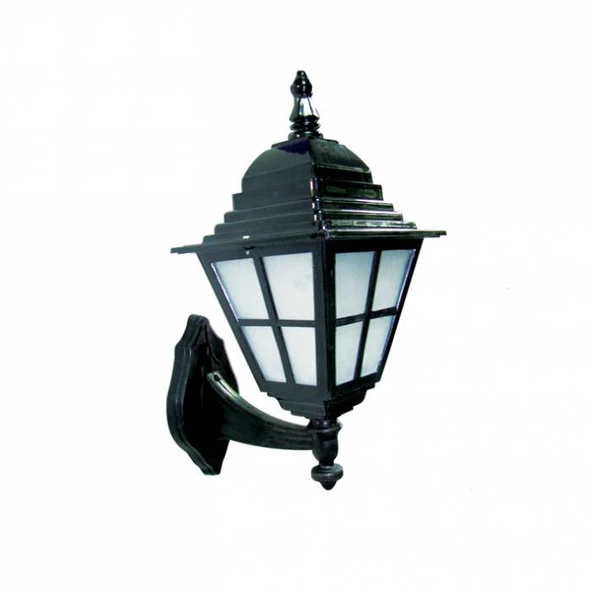 D-light Kare Fener Aplik Siyah