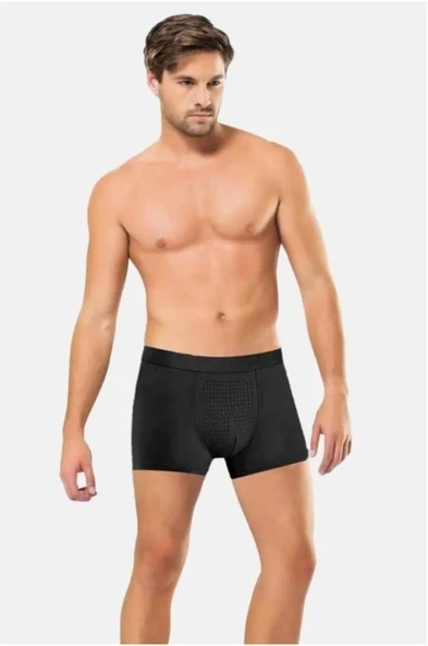 ANIT 1284 ERKEK NEFES ALAN BAMBU BOXER TEKLİ