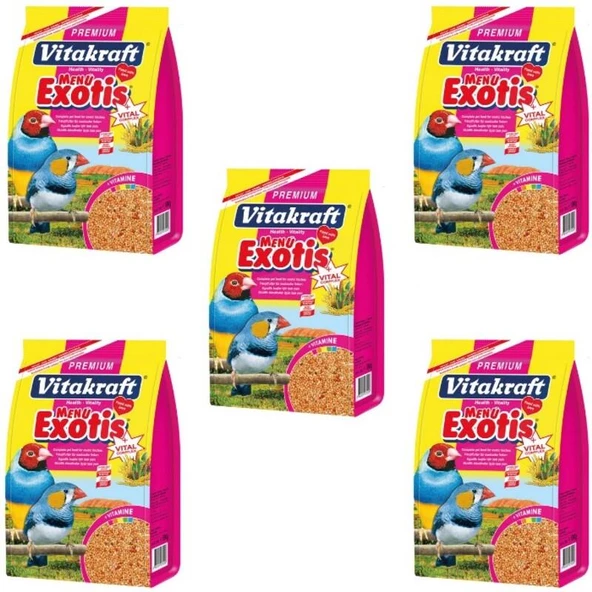 Vitakraft Menu Premium Egzotik Kuş Yemi 500 Gr X 5adet