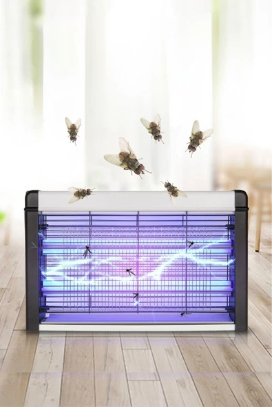BUFFER® 6W Taşınabilir ve Asılabilir Elektrikli Led Sivrisinek Yok Edici Hem Gece Lambası Hem Haşere Engelleyici Makine - 6