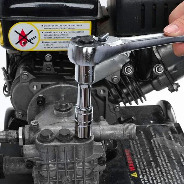 Workpro Wp202525 30 Parça 1/2’’ Cr-V Metrik/İnç Profesyonel Lokma Takımı - 4