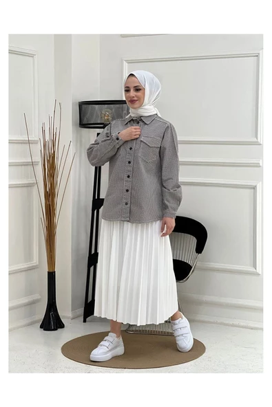 Doğal Kumaşlı -renkli Ceket - 10