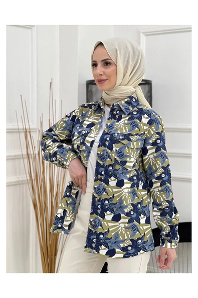 Doğal Kumaşlı -renkli Ceket - 5