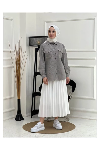 Doğal Kumaşlı -renkli Ceket - 9