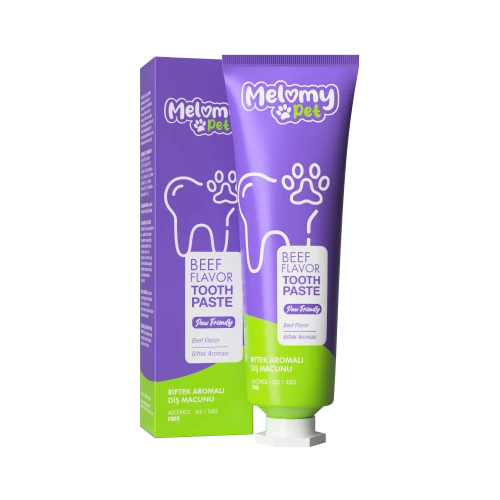 MELOMY Melomy Pet Biftek Aromalı Diş Macunu 50 ml