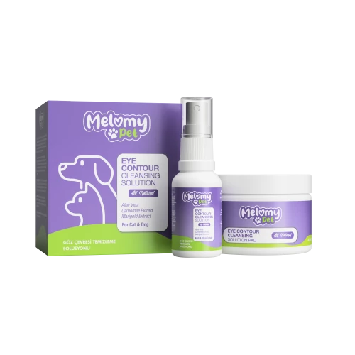 MELOMY Melomy Pet Göz Çevresi Temizleme Solüsyonu 40 Adet + 25 ml