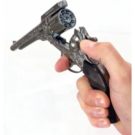 Gonher 8'li Kapsül Patlatan Metal Kovboy Silahı Vahşi Batı'nın En Küçük Şerifi! - 3