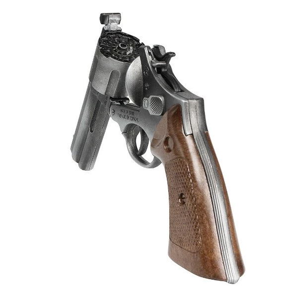 Gonher Metal Revolver 12'li: Kapsül Patlatan Gerçekçi Oyuncak Silah - 2