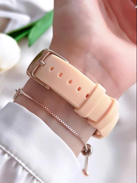 Ferrucci Spor Seri Silikon Kordon 3 Atm Suya Dayanıklı Kadın Kol Saati BFC.03284.0X - Resim 3