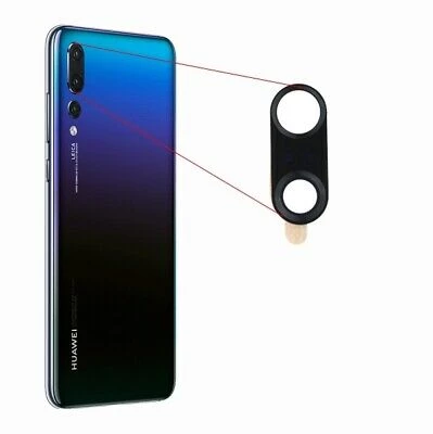 Huawei P20 Pro Arka Kamera Camı (Çıtasız Sadece Cam)