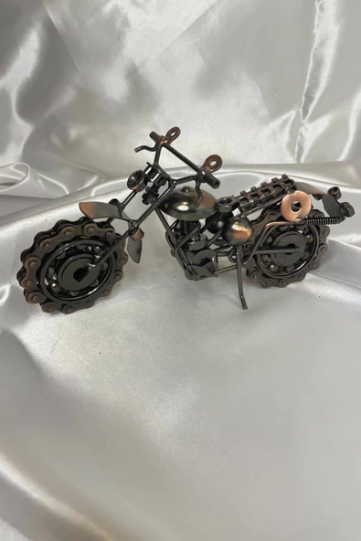 Motor Metal El Yapımı Biblo Motosiklet Klasik Bilyalı Motor ürün görseli