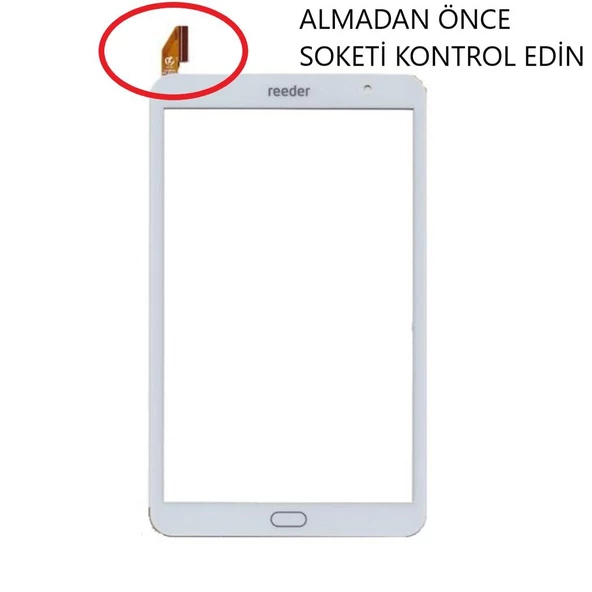 Reeder M8 Go Dokunmatik Beyaz