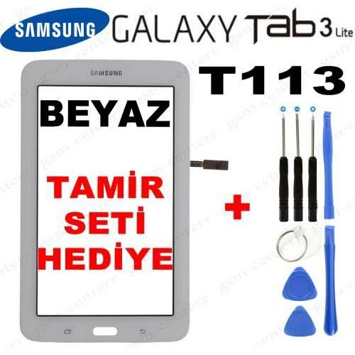 Samsung Galaxy Tab 3 T113 Dokunmatik Tamir Seti