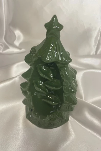 Geri Akış Tütsülük Ters Akış Şelale Kaliteli Seramik Yeşil Çam Ağacı Çift Taraflı - Resim 2