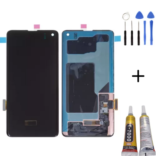 TE Samsung S10 G973F Uyumlu A Kalite Lcd Ekran + Montaj Kiti