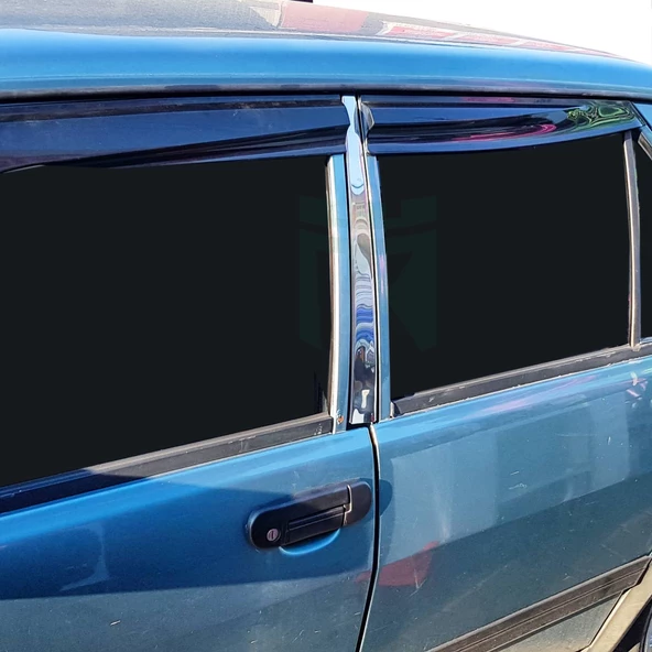 Tofaş Doğan Direk Nikelajı Ve Bagaj Çıtası Set 3 Parça Krom1988-2001 Arası Modeller İçin - 3