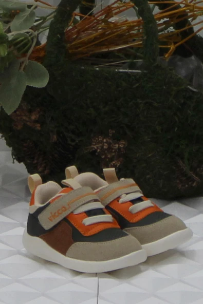 Vicco 346.E23K.379 Haki İlk Adım Anatomik Erkek Çocuk Ayakkabı - Resim 2