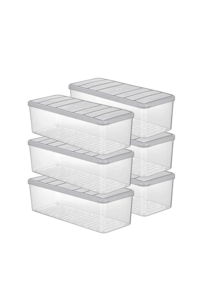 Selka Nora 6 Adet 2 Lt. Saklama Kabı - 10