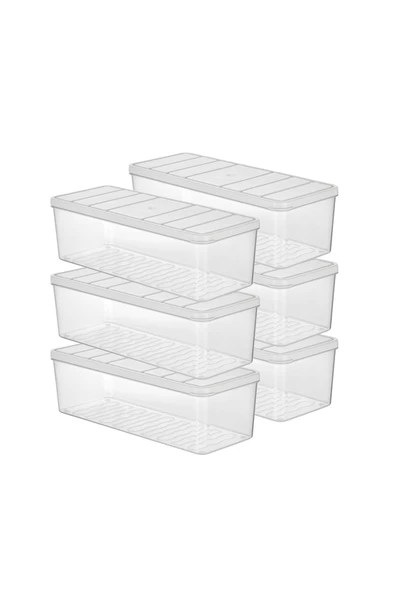 Selka Nora 6 Adet 2 Lt. Saklama Kabı - 11