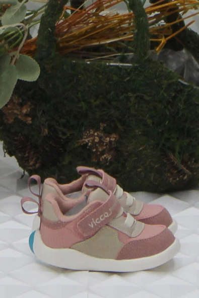 Vicco 346.E23K.379 Pudra İlk Adım Anatomik Kız Çocuk Ayakkabı ürün görseli